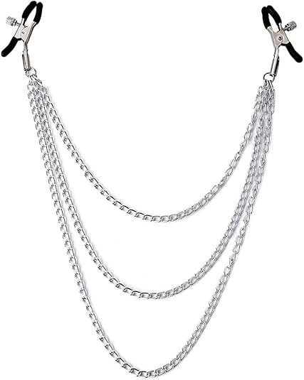 Body Chain Stainless Steel Adjustable Body Clamps Body Ring Non-Piercing for Women Faux Body Jewelry