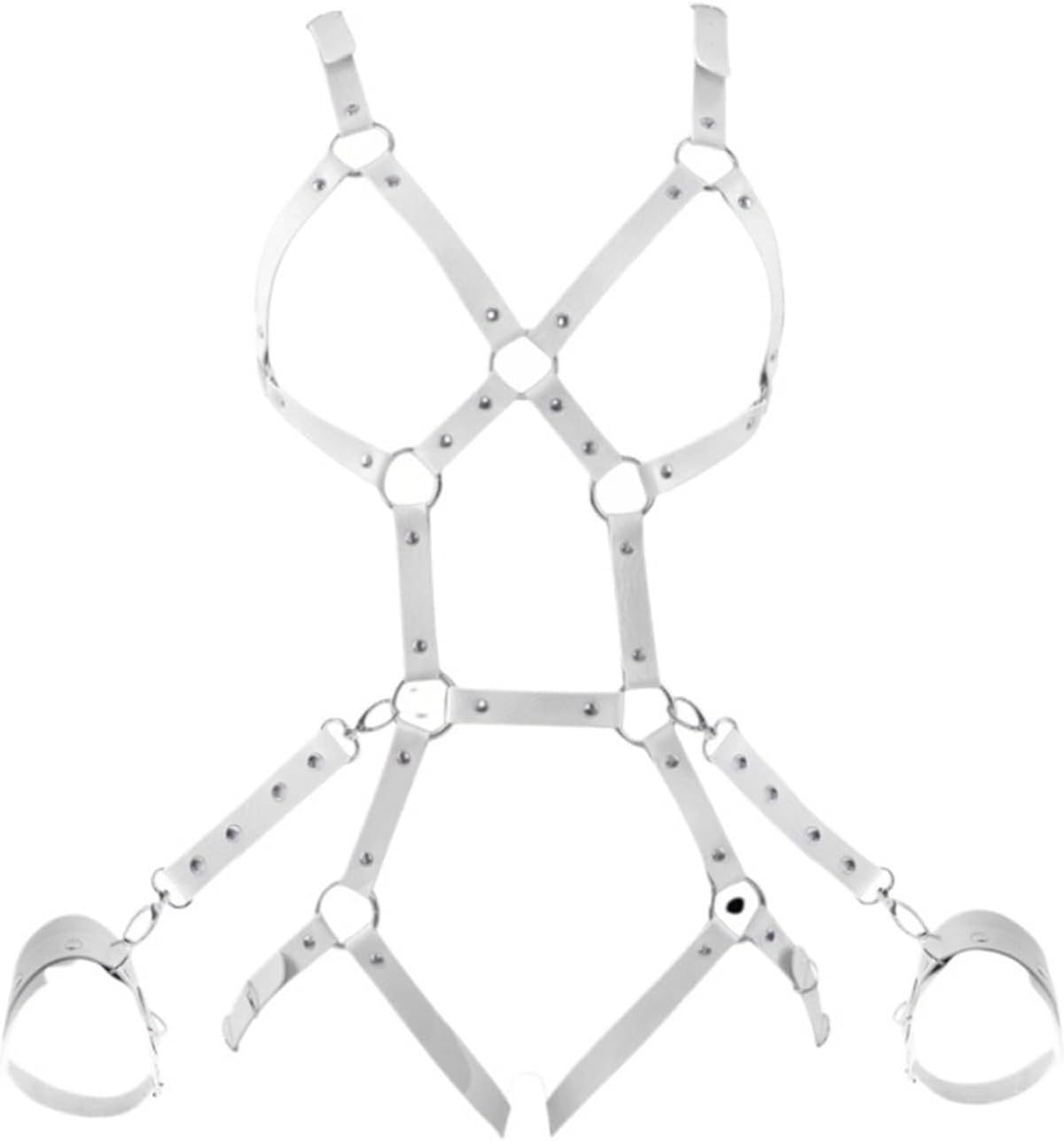 Belt PU leather body chain BDSM lingerie bondage tights girdle lingerie gothic
