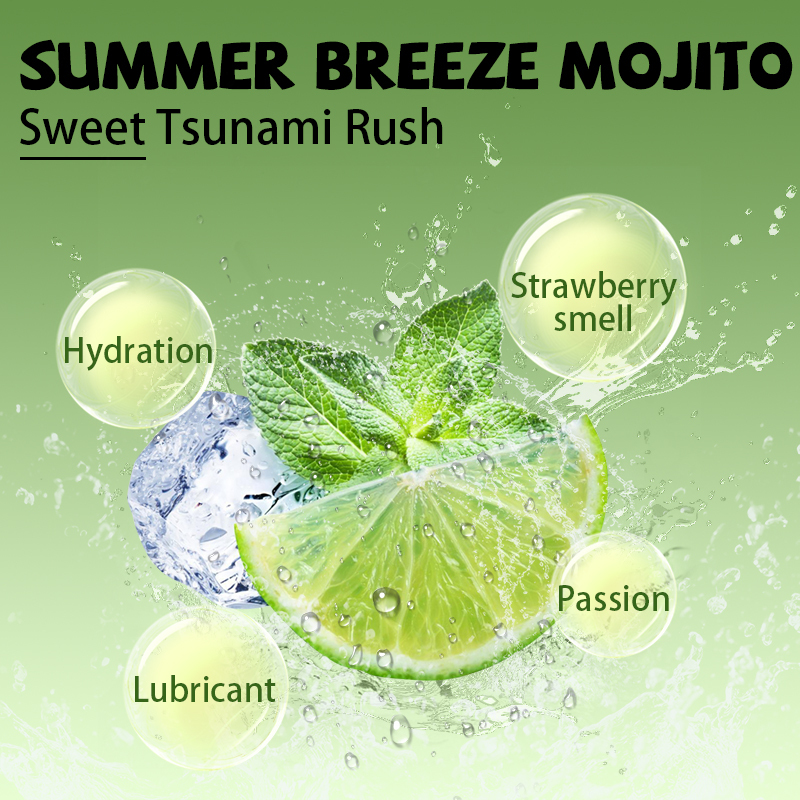 Mojito flavor 1 bottle Adult products packaging lubricant female private parts care lubricant
