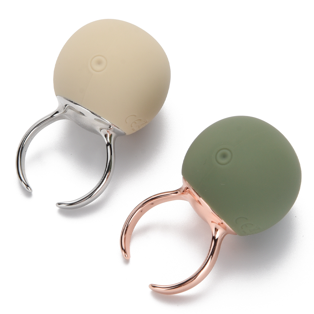Ring Vibrator Silicone rechargeable bullet finger vibrator female device masturbator toy supplies vibration