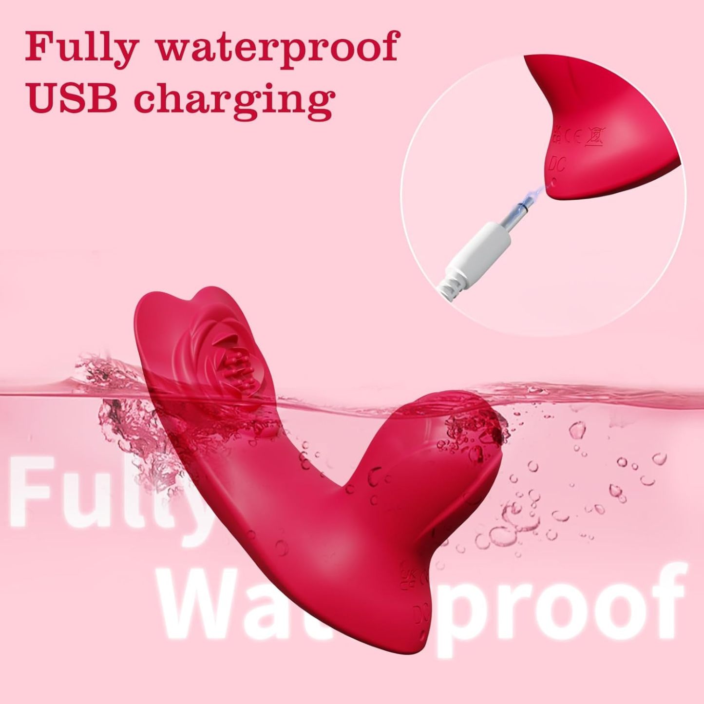 Vibrator with Remote Control - 10 Finger-Like Motion and 10 Vibration, Couples Sex Toy Adult Sex Toys & Games for Women