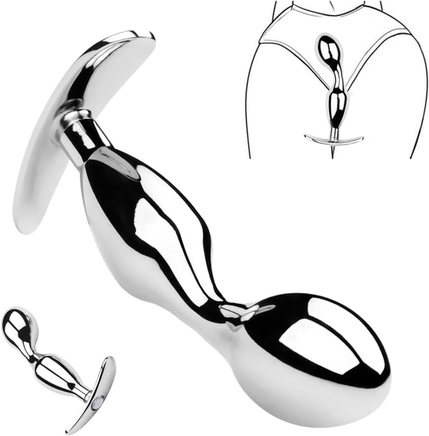 Anal Plug Anal Plug Butt Stainless Steel Anal Plug Sex Anal Toy Prostate Massage Metal Anal Dildo Butt Plug SexToys Intimate Goods