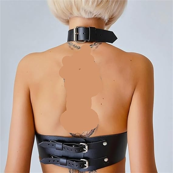 Women Sexy Vest Caged Chest Harness Belt Body Harness Bdsm Bondage Corset Belt Leather Lingerie Gothic Clothing Accessorie