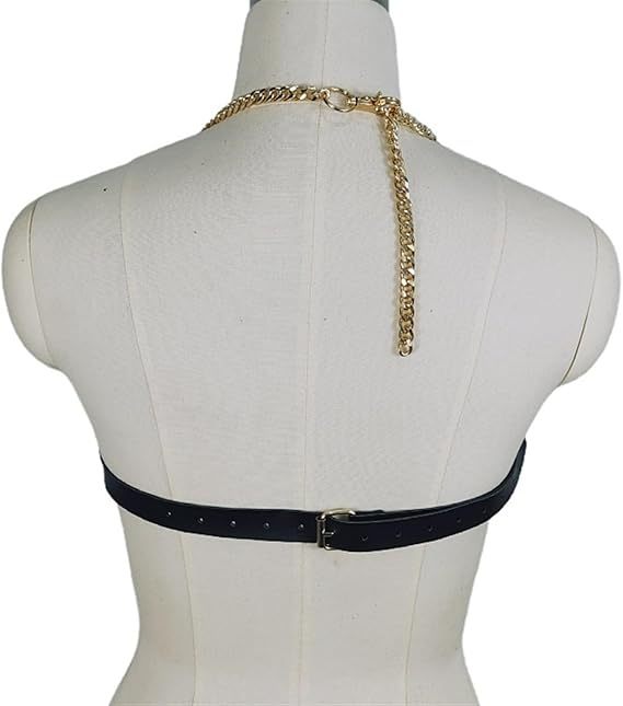 Punk Leather Belts Women Body Chain Waist Belt Goth Bondage Lingerie BDSM Lingerie Harness Lingerie Garter