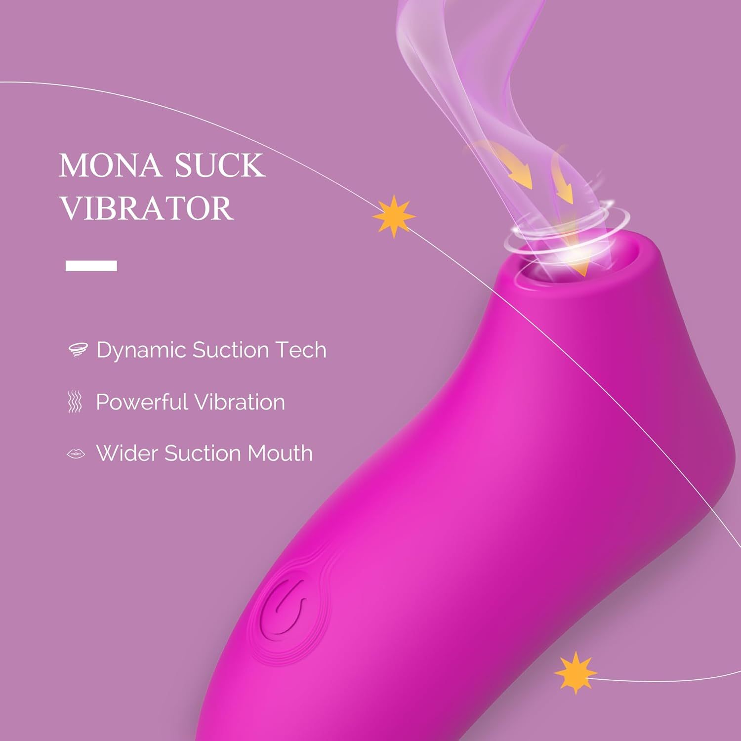 Sucking Vibrator Female Sex Toys, Boditoge Clitoral Vibrators Rose Sex Toy for Women with 10 Suction & Vibration Modes, Clitoris Sucker Nipple Stimulator Adult Toys for Women Couples