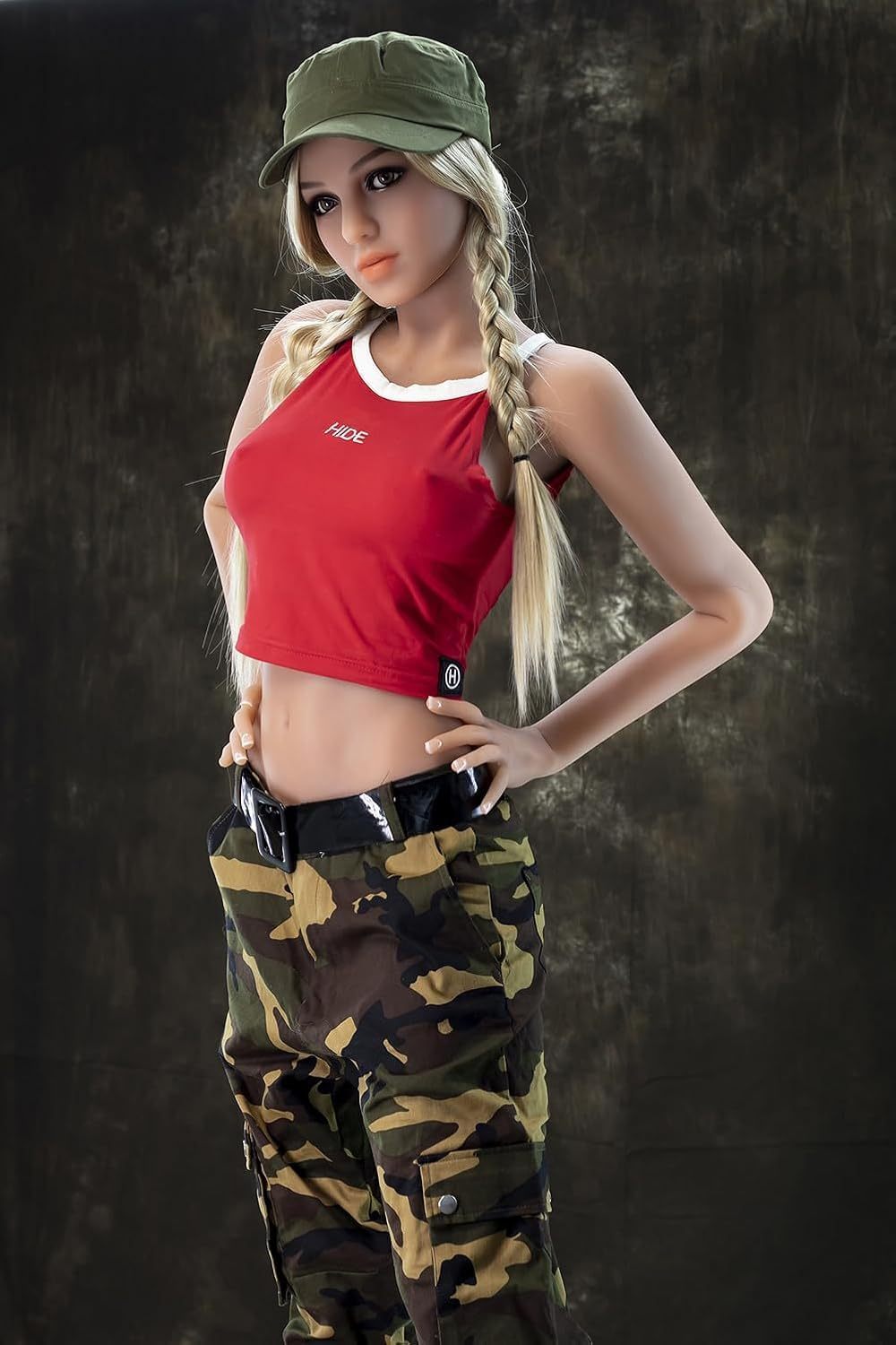 Boobs Huge Booty Sex Doll Full Body TPE Fat Women Torso Sex Dolls for Man Life Size Sex Doll Realistic Full Size Real with EVO Skeleton Feet Standing Adult Sex Toy