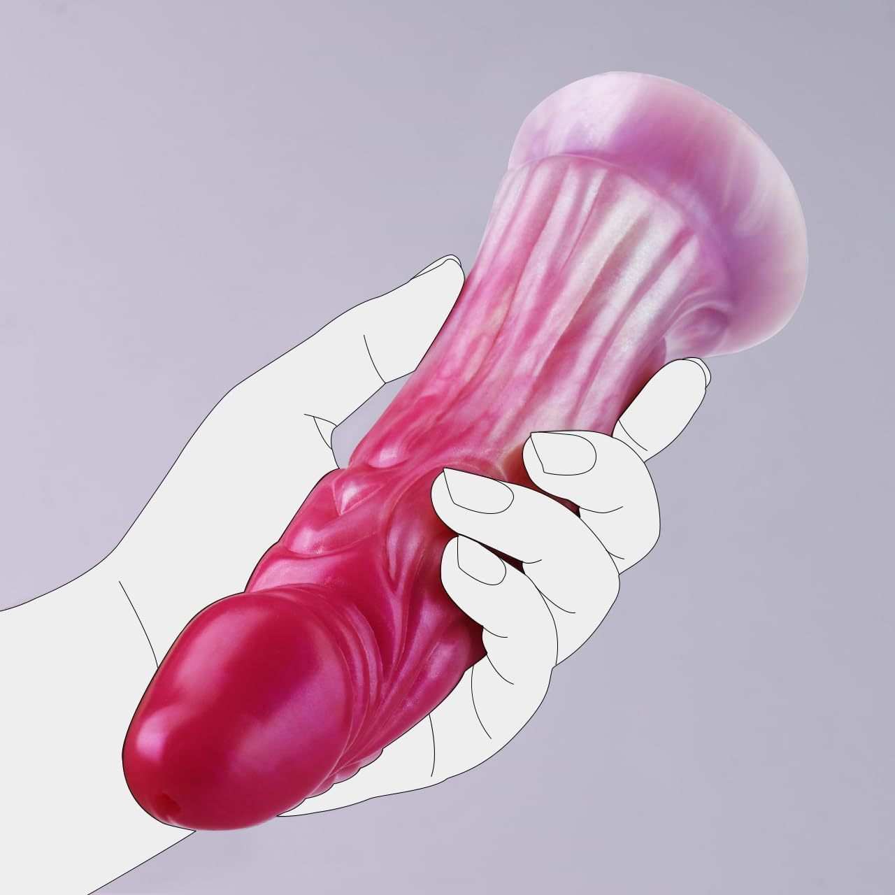 Sexual fantasy stimulating sex toys, silicone textured curve dildos, mixed color and function series selection dildos, sexual satisfaction devices for adult novelty games (squirt dildos)