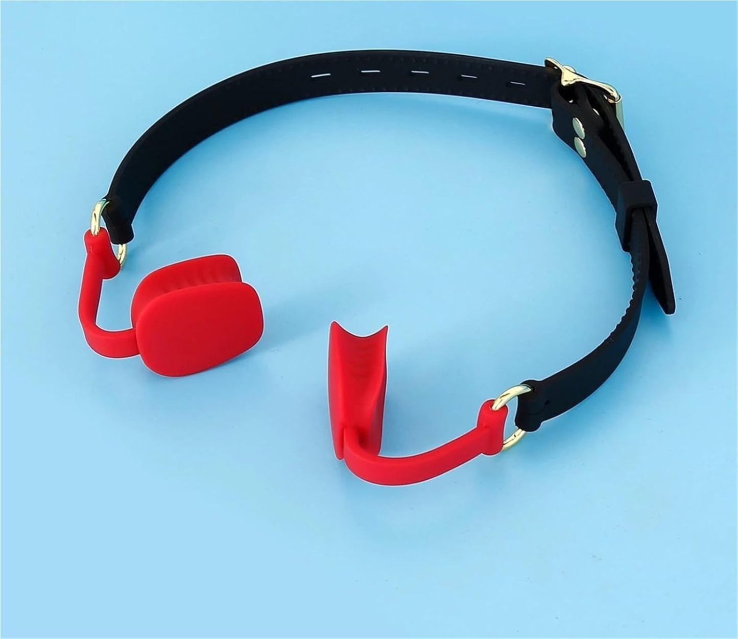 Soft Silicone Open Mouth Oral Split Harness Ball Bite Fetish Bondage Restraint Sex Toy Couple Adult Game