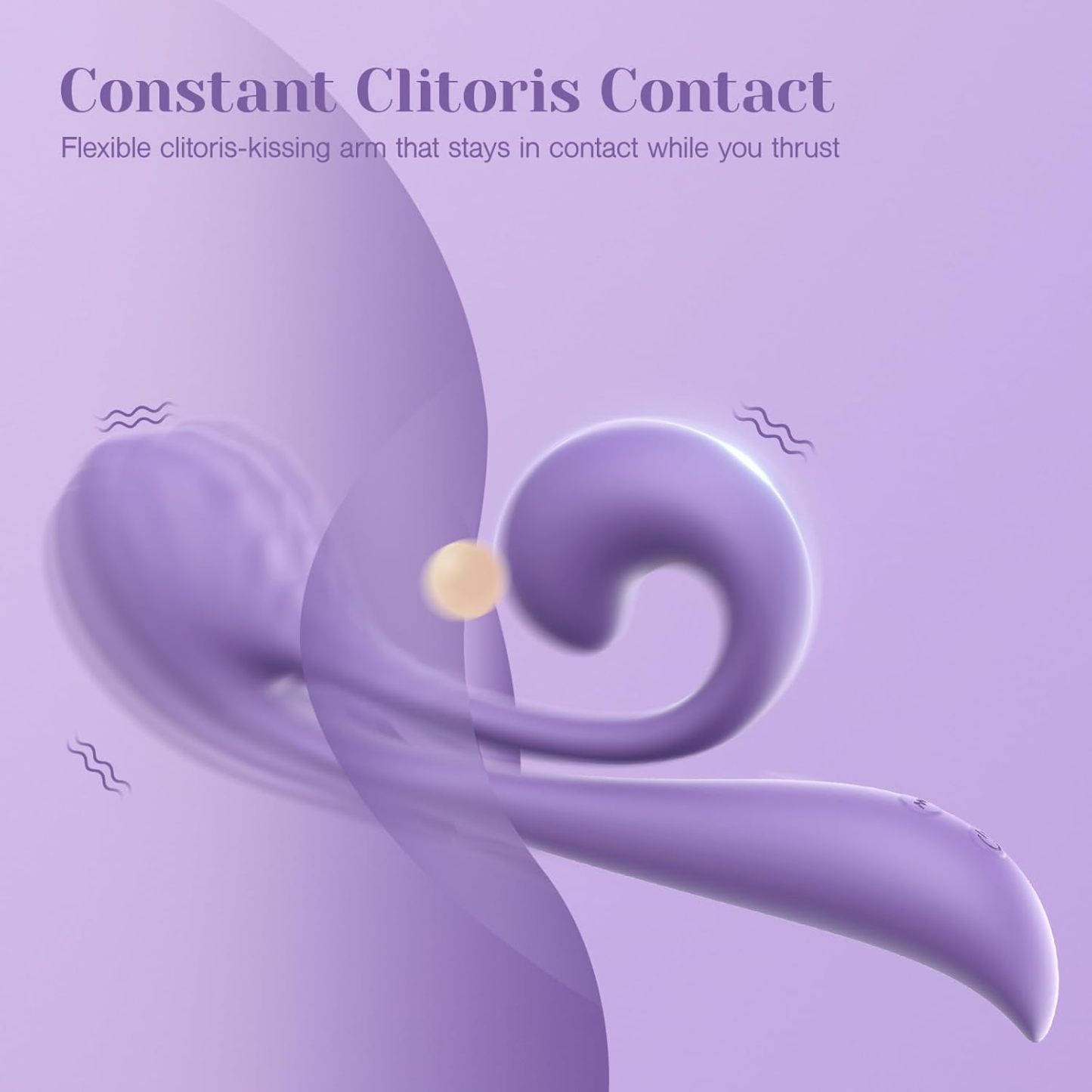 Citoral Kissing G-spot Rabbit Vibrator, Adult Toy, Dual Stimulation, 10 Vibrations, Flexible Sex Toy, Dual Motors, Full Silicone Vibrating Dildo Massager