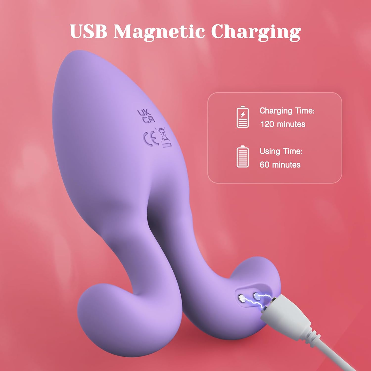Vibrating butt plug with remote control, vibrator for men and women, adult sex toy for G-spot stimulation, full silicone soft plug, 10 vibrations