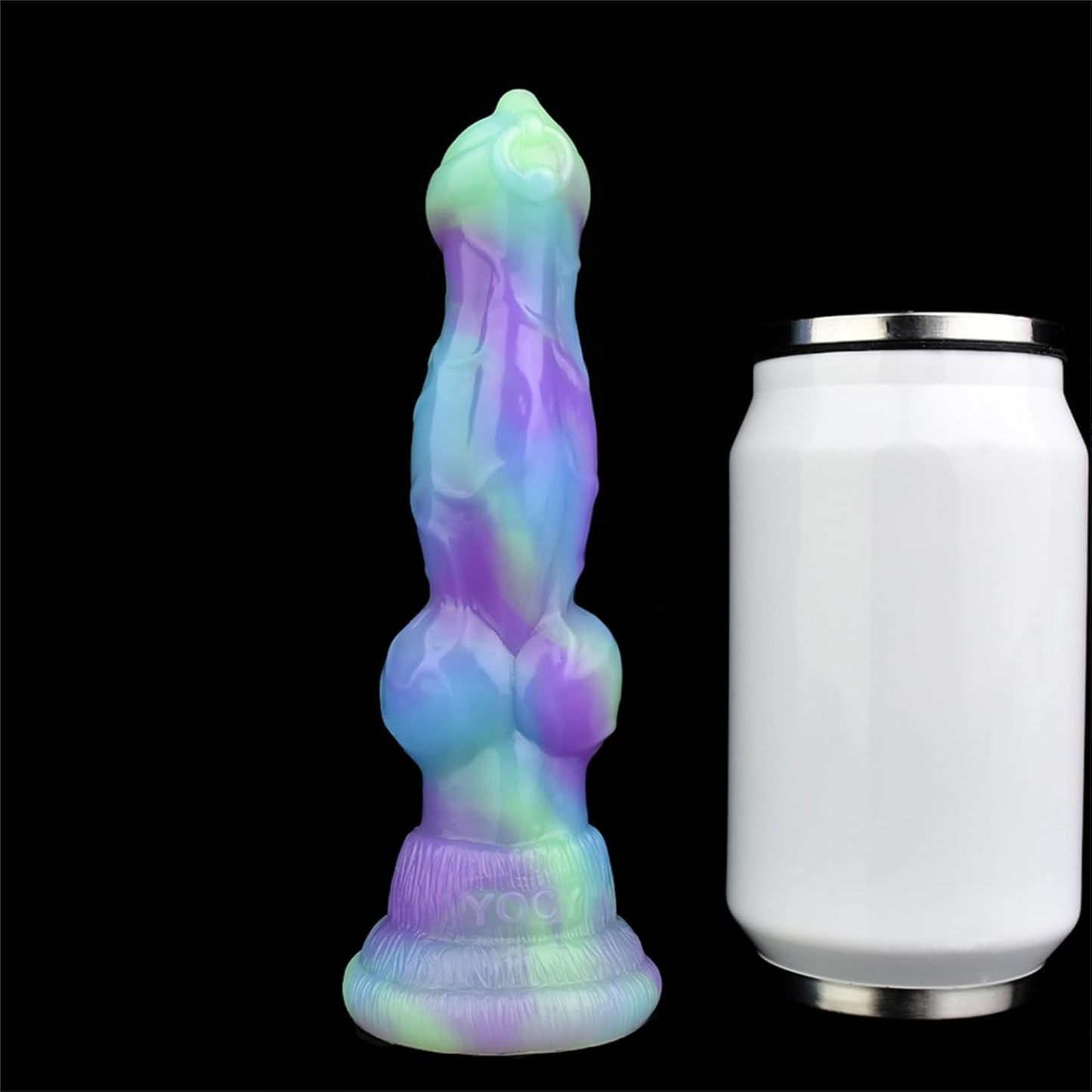 Small Dog Dildo for Beginner, 7inch Realistic Thin Monster Dildos with Knot and Suction Cup, Fantasy Silicone Fake Penis Adult Anal Sex Toy for Women G Spot and Men Gay Strap on Play