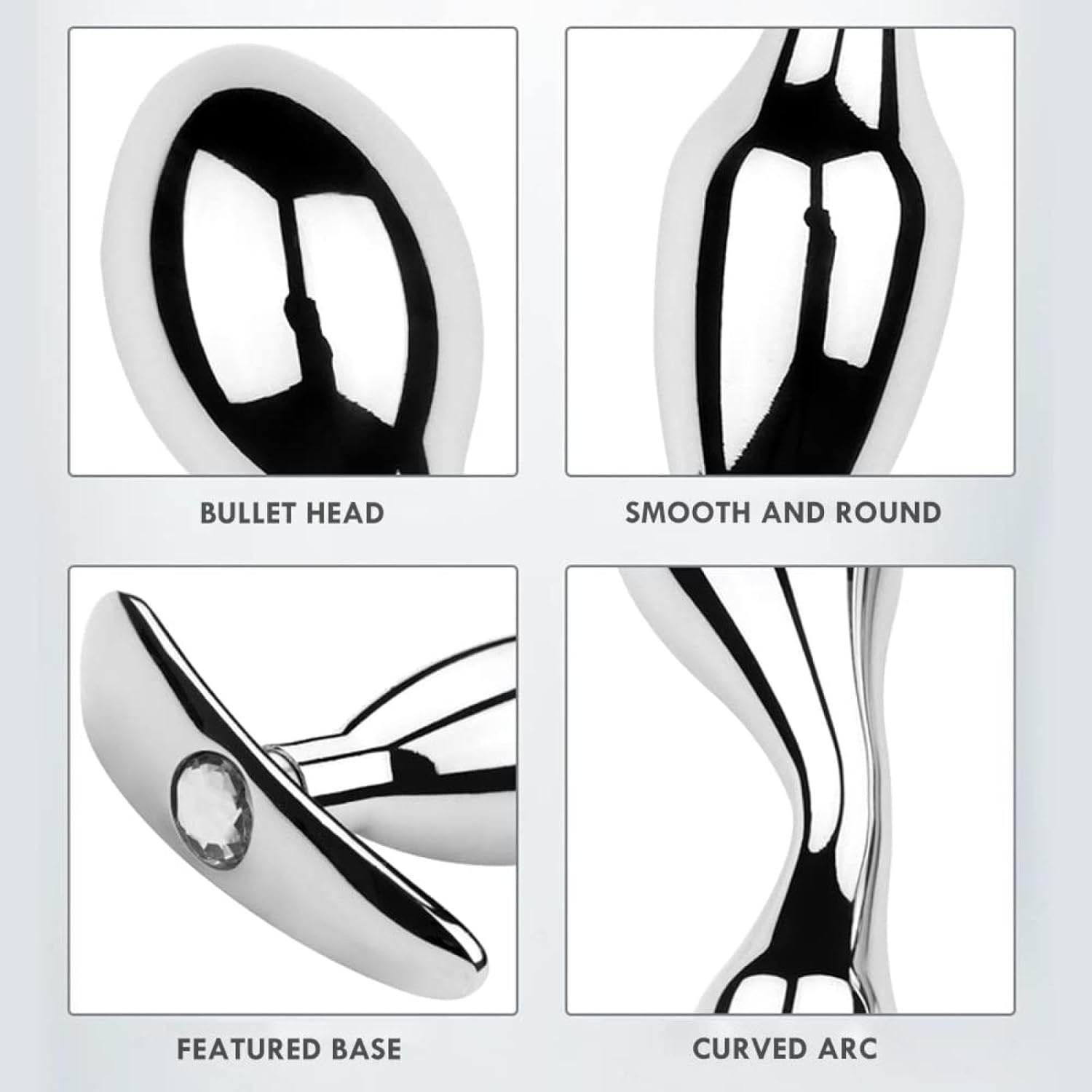 Anal Plug Anal Plug Butt Stainless Steel Anal Plug Sex Anal Toy Prostate Massage Metal Anal Dildo Butt Plug SexToys Intimate Goods