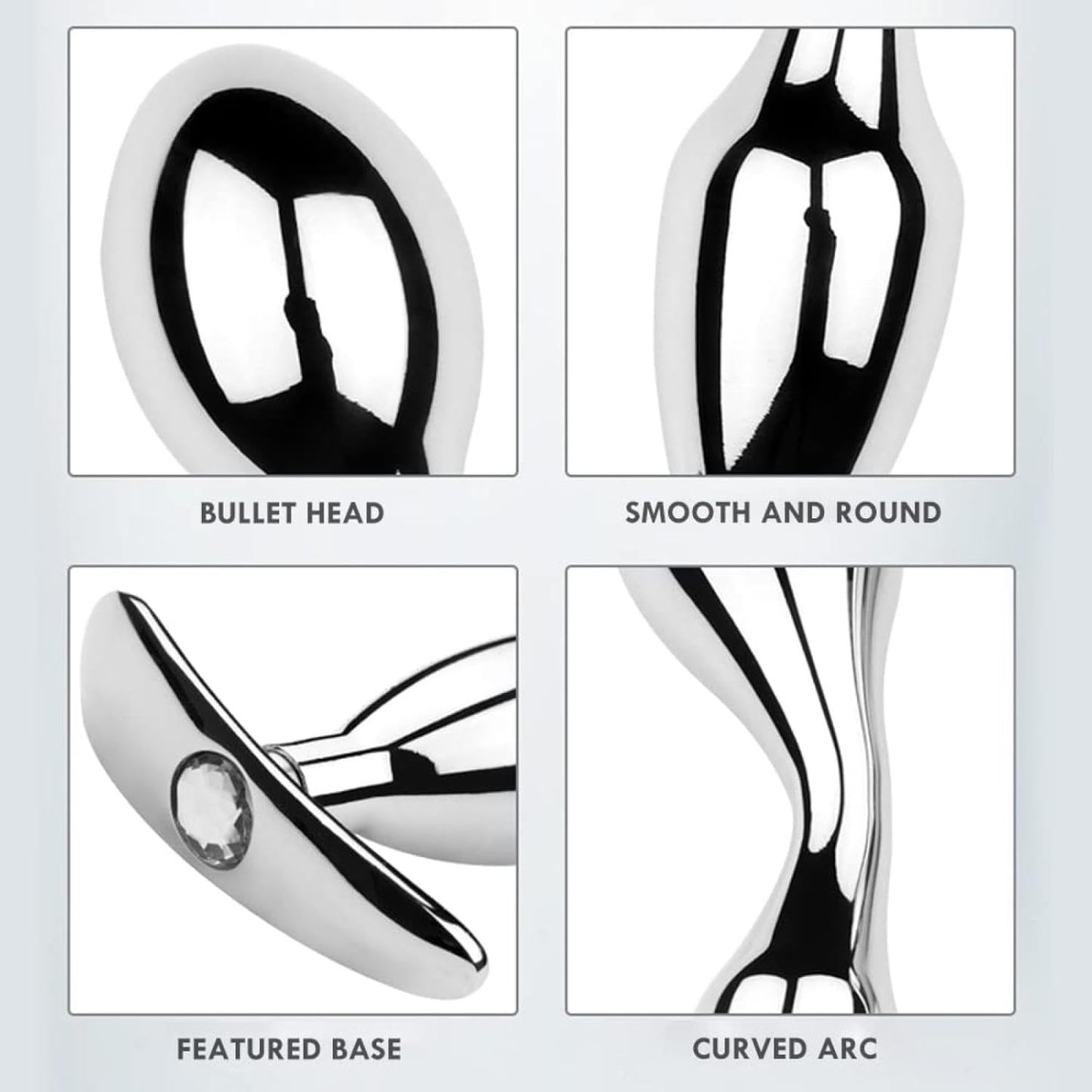 Anal Plug Anal Plug Butt Stainless Steel Anal Plug Sex Anal Toy Prostate Massage Metal Anal Dildo Butt Plug SexToys Intimate Goods