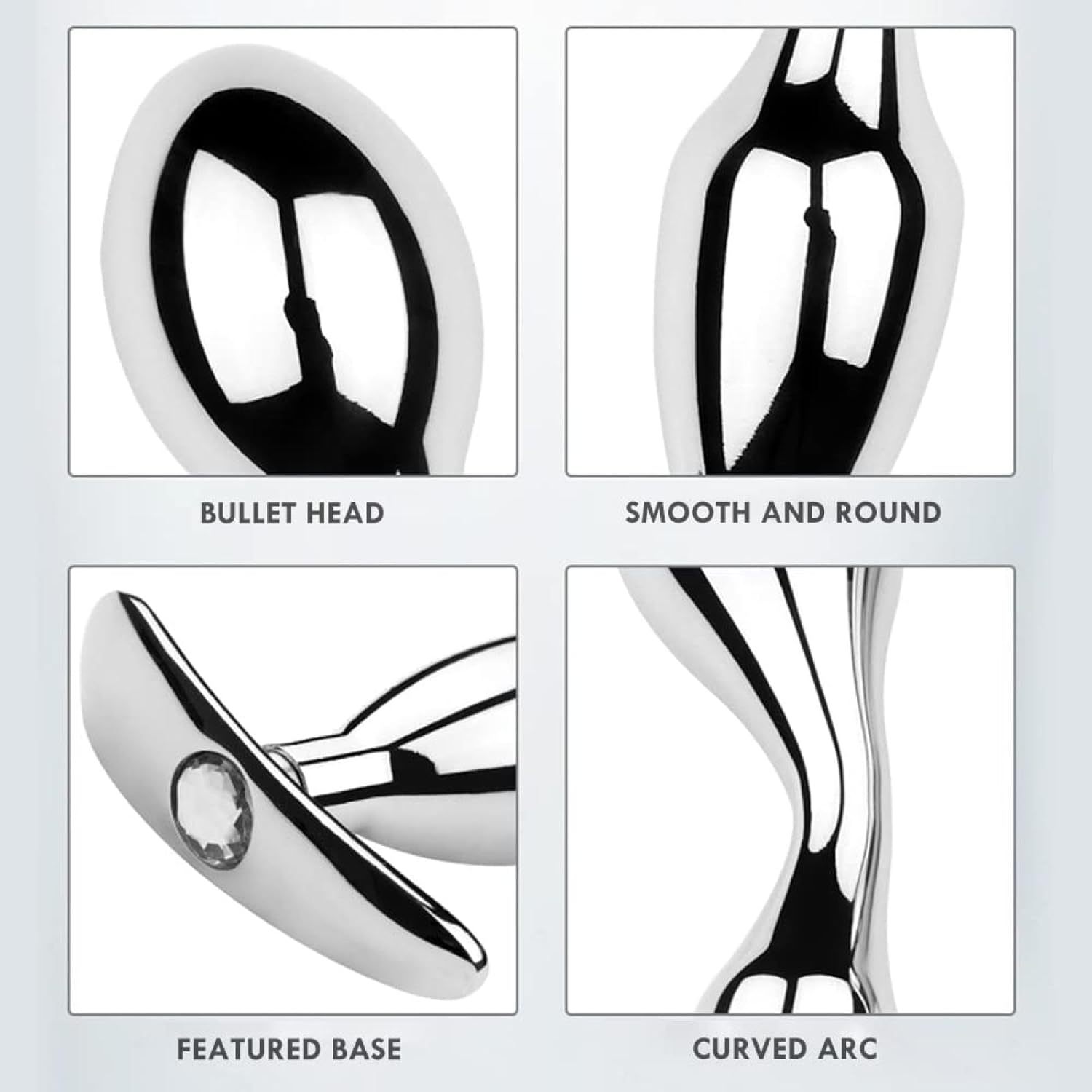 Anal Plug Anal Plug Butt Stainless Steel Anal Plug Sex Anal Toy Prostate Massage Metal Anal Dildo Butt Plug SexToys Intimate Goods