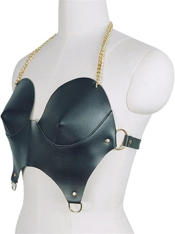Punk Leather Belts Women Body Chain Waist Belt Goth Bondage Lingerie BDSM Lingerie Harness Lingerie Garter