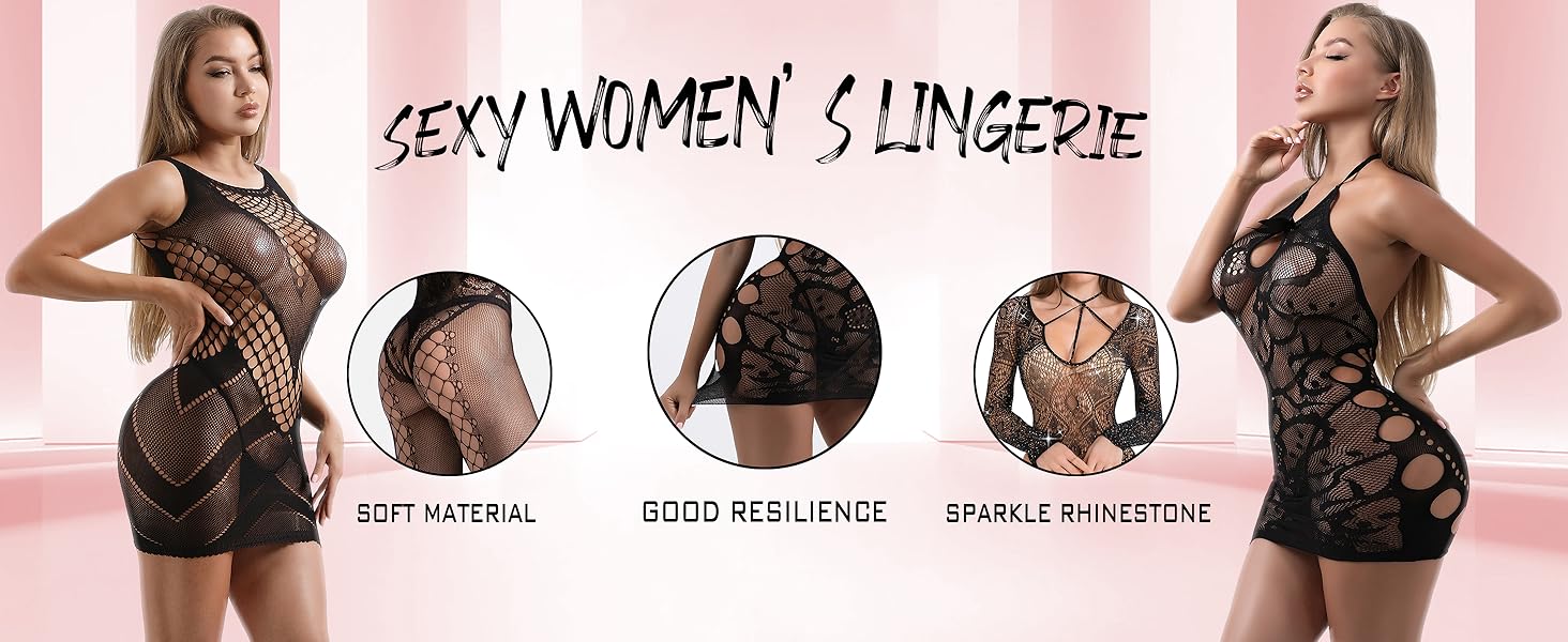 sexy women’s lingerie bodysuit exotic naughty set