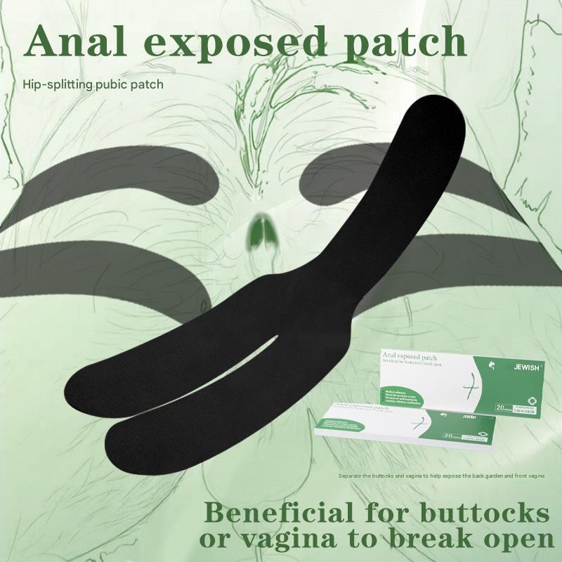 Buttocks patch anal dilator anal dilation fisting exhibition clitoris thong support belt