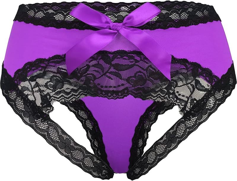 Women's Sexy Lace Panties with Bowknot