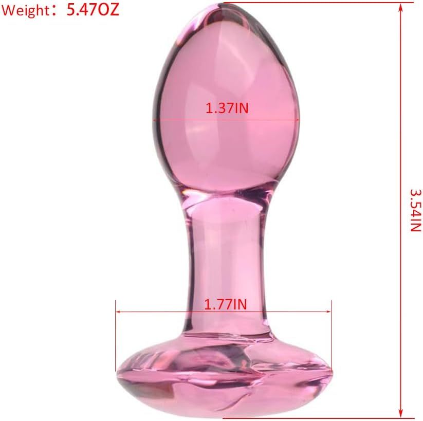 Crystal heart-shaped butt plug SM adult lesbians and couples