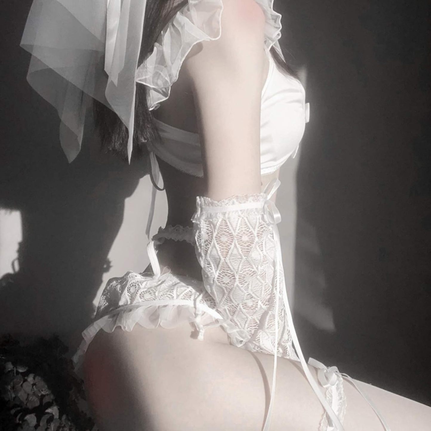 Anime Lingerie Elegant Bridal Lace Set