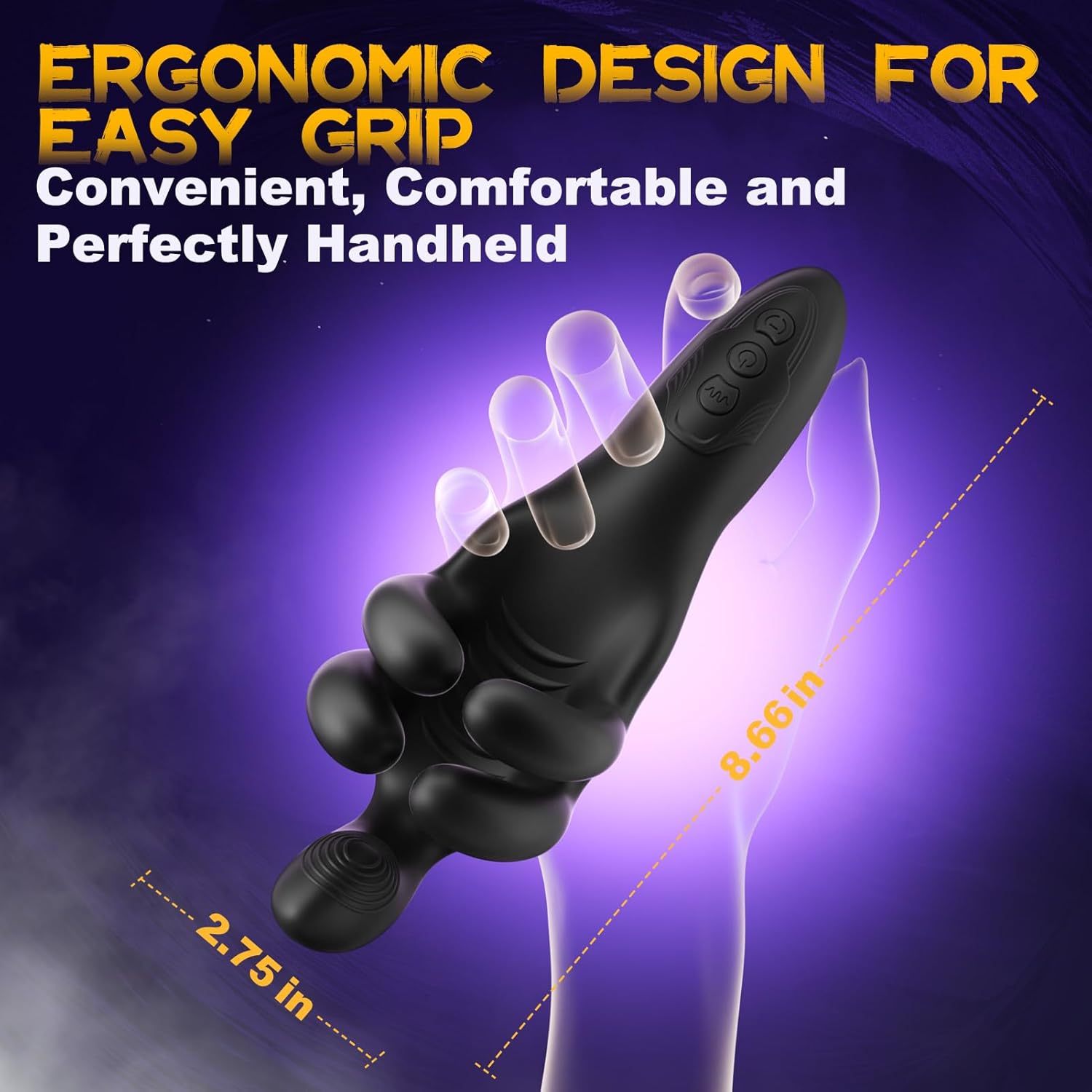 Male sex toy with 10 clamping and 10 vibration modes 360° wrap