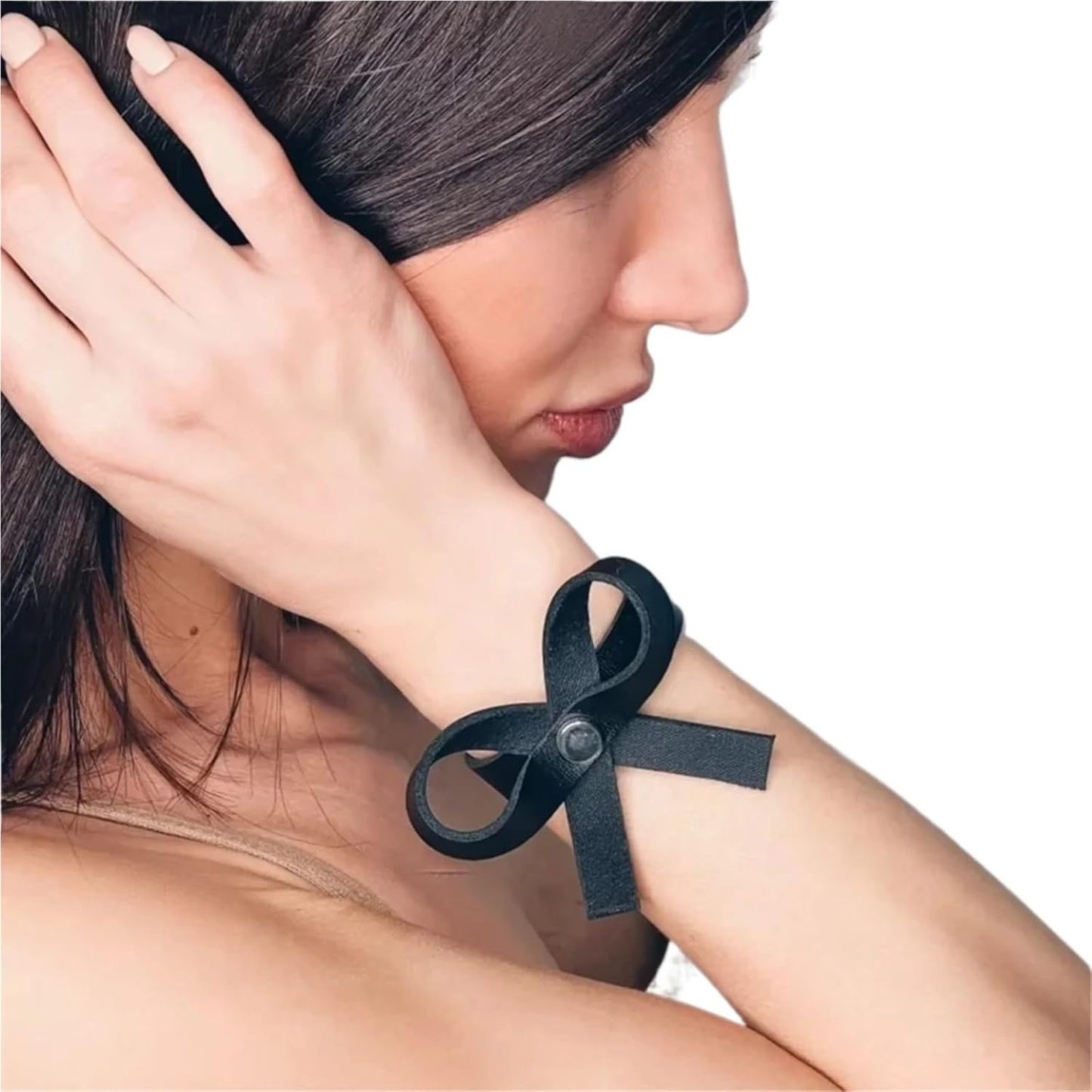 Women Sexy Leather Ankle Accessories Adjustable Bow Ankle Bracelets Ha
