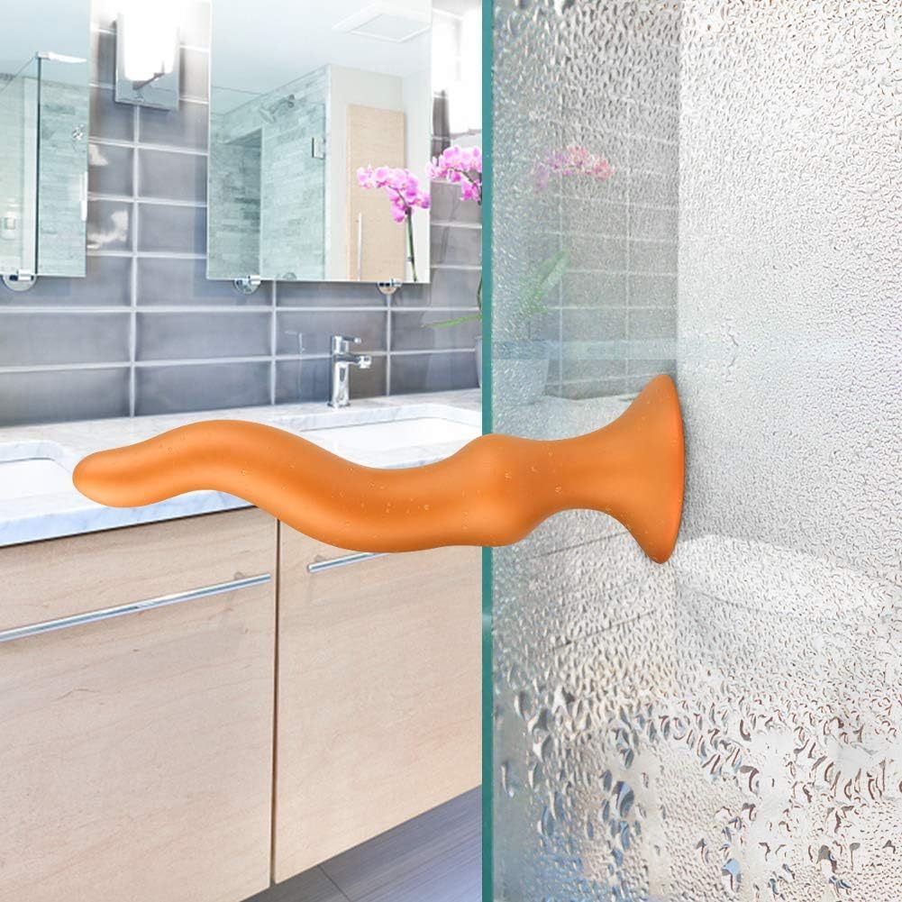 Extended butt plug dildo with strong suction cup soft liquid silicone butt plug vaginal stimulation prostate massage suitable for beginners and advanced players