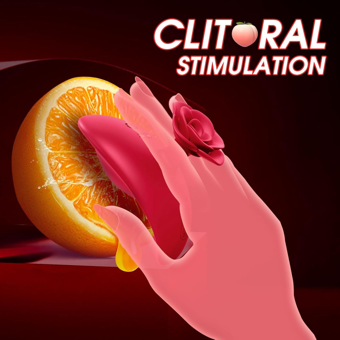 Adult Sex Toys Vibrator for Women, Mini Bullet Finger Vibrators with 9 Vibrating Mode for Nipple G Spot Clitoral Stimulator Toy, Couples Sex Toy Sexual Pleasure Tools for Female Quiet Rose Sex Toy