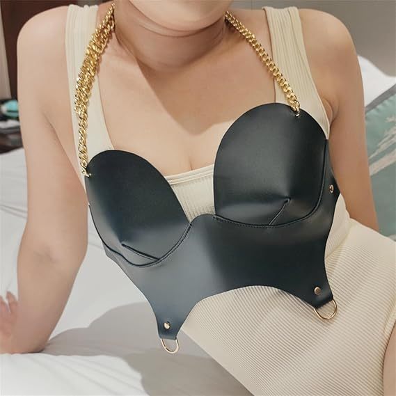 Punk Leather Belts Women Body Chain Waist Belt Goth Bondage Lingerie BDSM Lingerie Harness Lingerie Garter