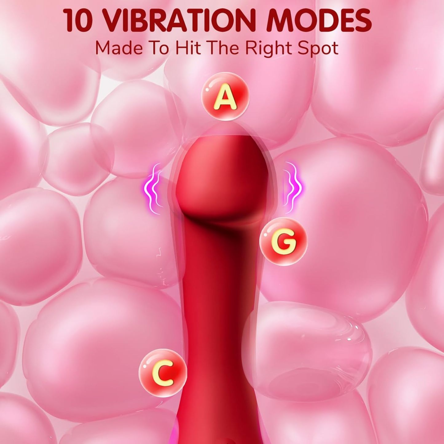 Vibrator Dildo Sex Toys for Women - Rose Sex Toy Clitoral Vibrators with 10 Tongue Licking & 10 Vibration Modes Clit G Spot Anal Vagina Nipple Female Sex Toys, Adult Toy Couples Sex Toys for Women
