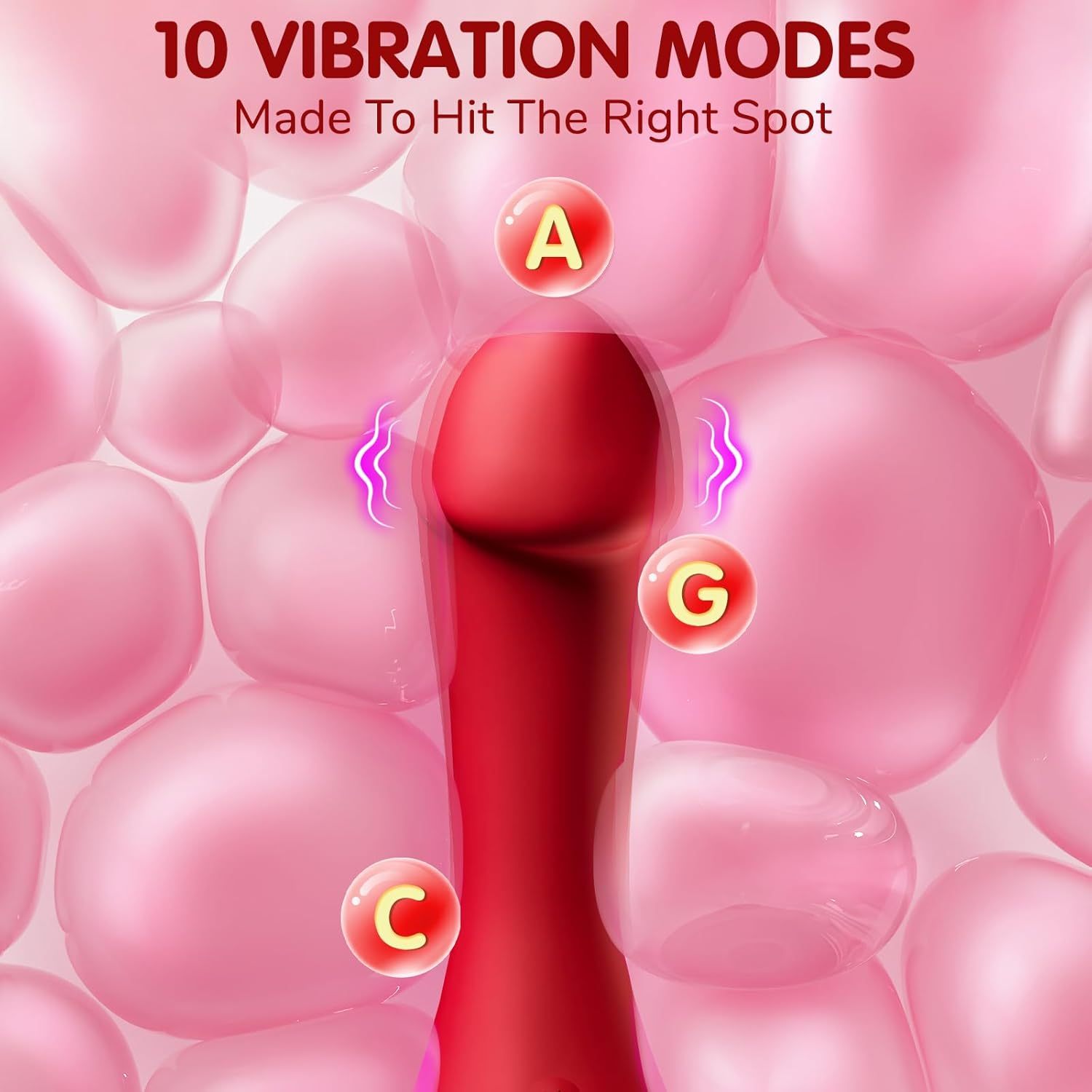 Vibrator Dildo Sex Toys for Women - Rose Sex Toy Clitoral Vibrators with 10 Tongue Licking & 10 Vibration Modes Clit G Spot Anal Vagina Nipple Female Sex Toys, Adult Toy Couples Sex Toys for Women