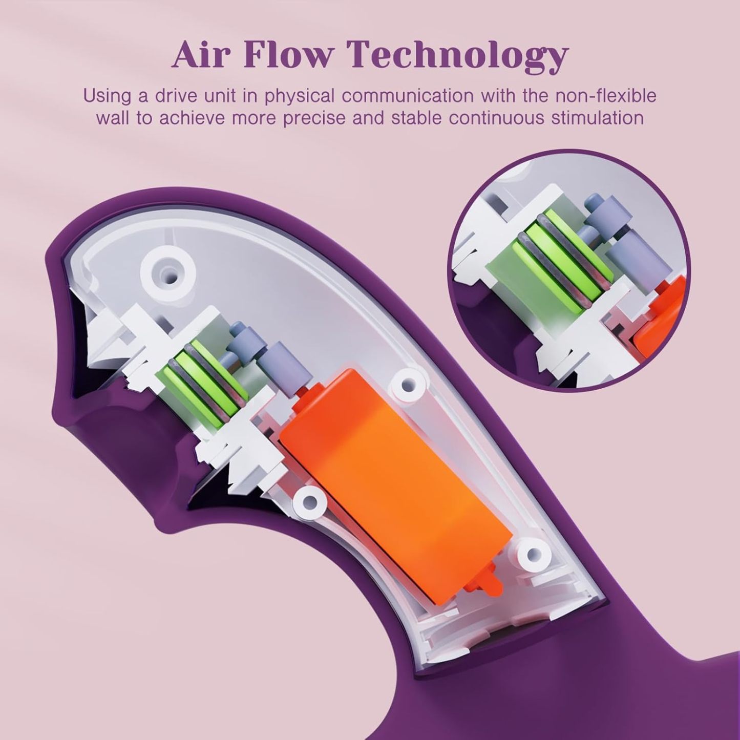 Come-Hither Rabbit Sucking Vibrator for Clitoral G-Spot Stimulation, Adult Sex Toy, Vibrating Finger Massager with 3 Suction Cups and 10 Vibration and Go-Anywhere Modes