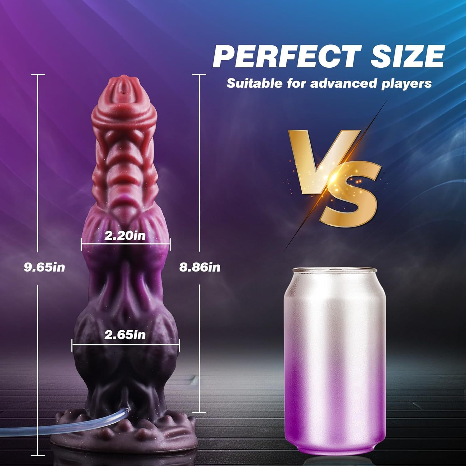9.6 inch monster dildo squirting fantasy dildo dragon horse dildo with 2 large knots, dog dildo knotted ejaculation toy with strong suction cup, big dildo silicone huge dildo, adult female male toys