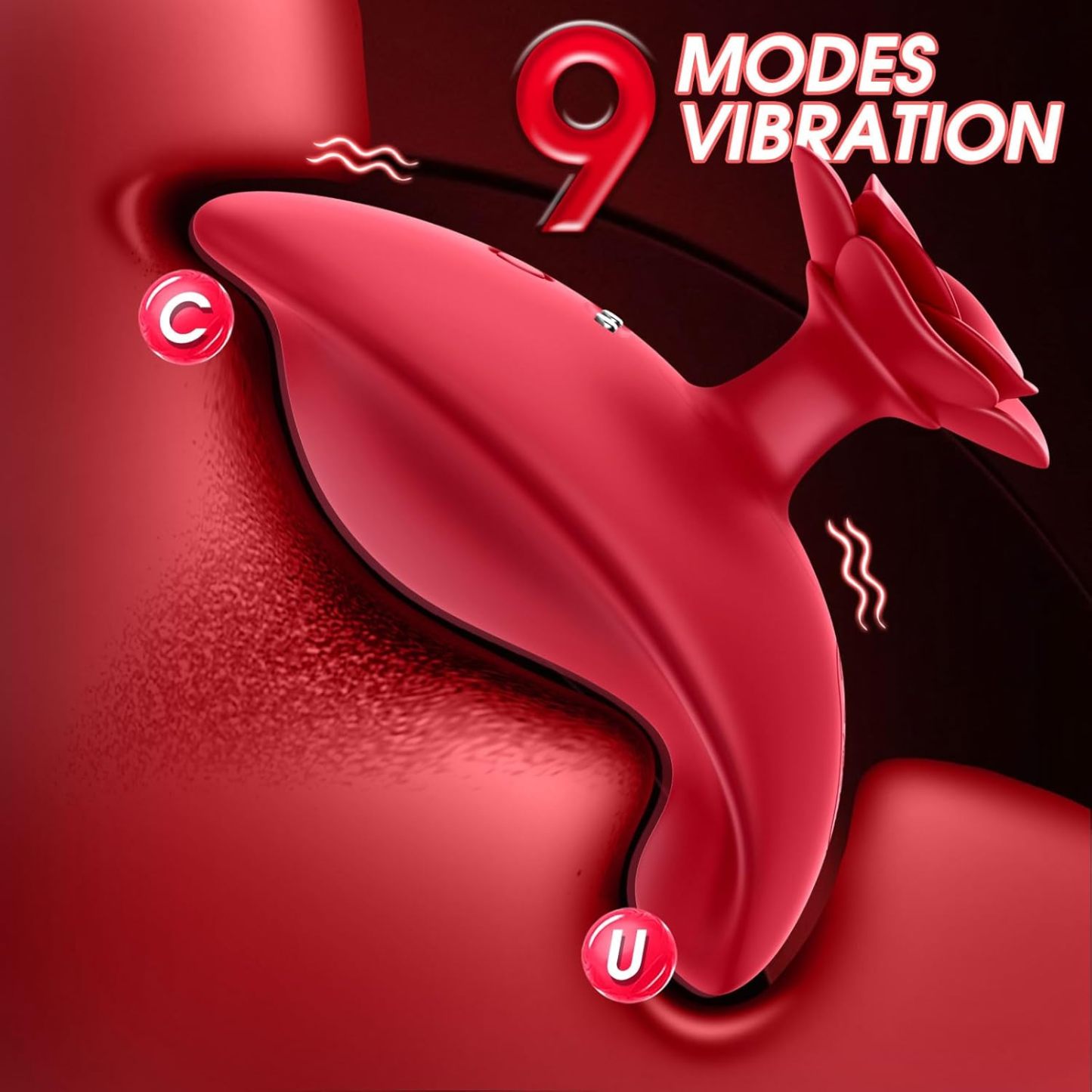 Adult Sex Toys Vibrator for Women, Mini Bullet Finger Vibrators with 9 Vibrating Mode for Nipple G Spot Clitoral Stimulator Toy, Couples Sex Toy Sexual Pleasure Tools for Female Quiet Rose Sex Toy