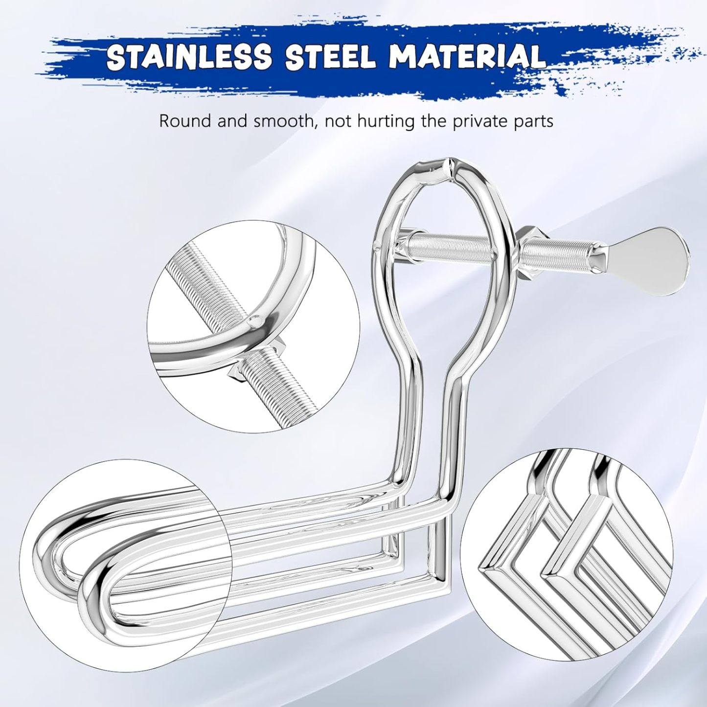 Adjustable Butt Plug - Analexpander Expander - Personal Wand Massager - Stainless Steel Material Plug - BDSM SM Adult Sex Toys for Men and Women