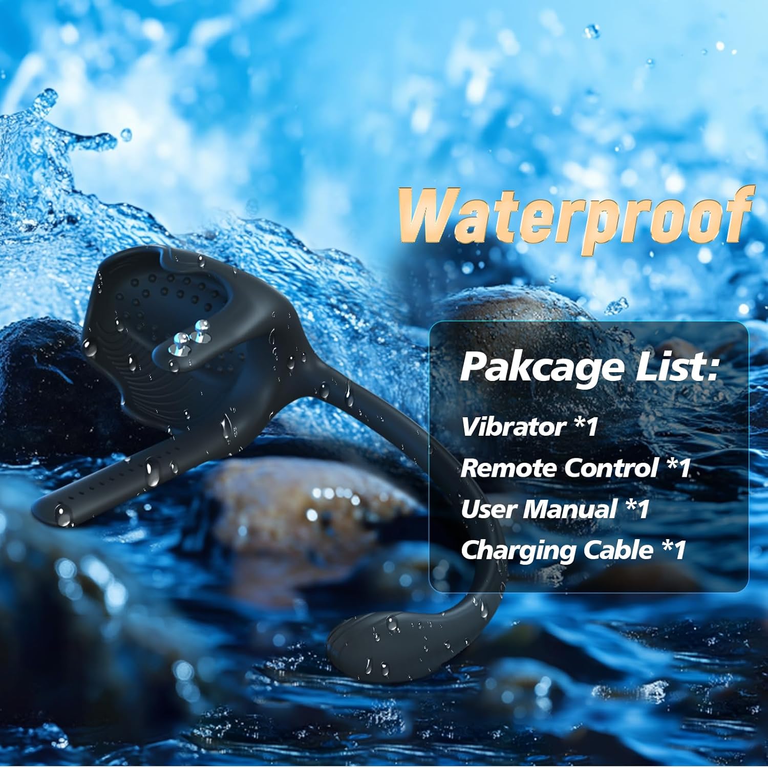 Anal Sex Toy Testicle Taint Stimulator with Adjustable Vibrating Cock Ring, Remote Control Vibrating Anal Butt Plug, Prostate Massager Penis Ring Vibrator for Men  Couples Male Adult Sex Toys