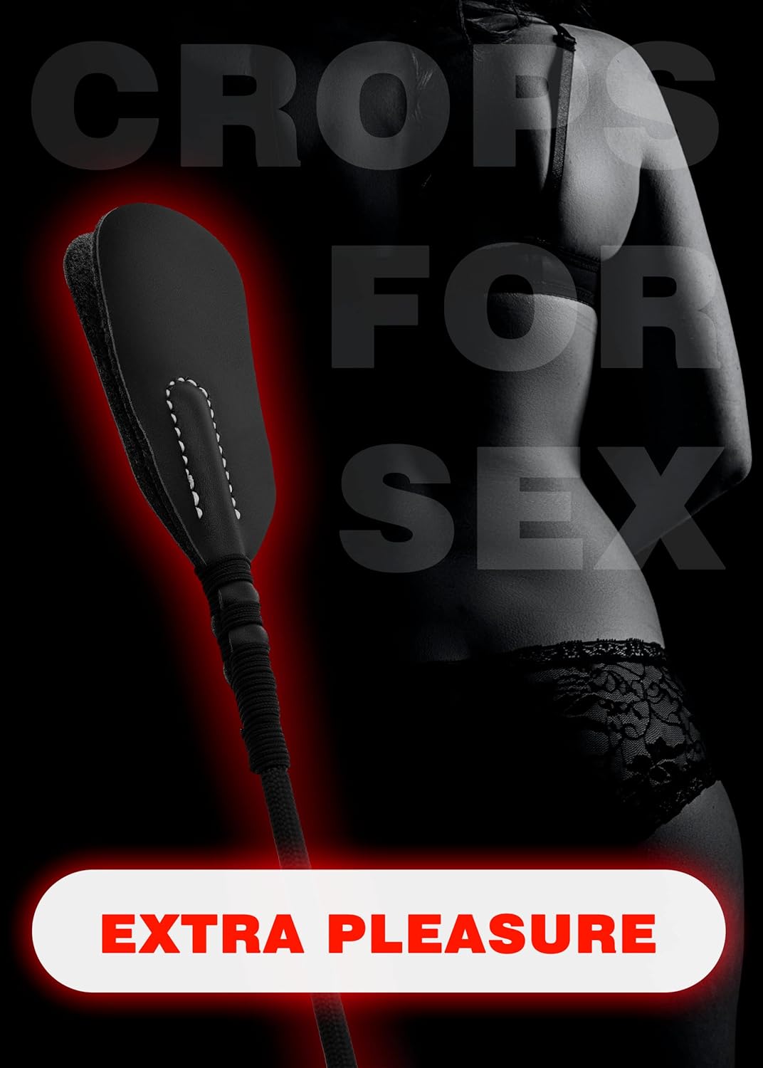 Crop Adult BDSM Sex Play Paddle Whip Spanking Sex Crop BDSM Paddle Slapper Sex Bondage Crop Adult Toys