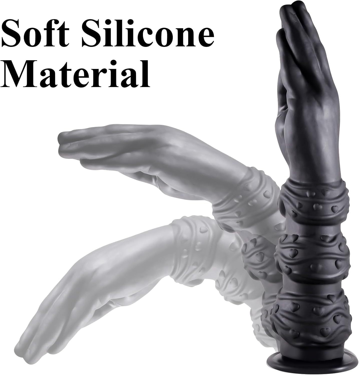 Silicone Fist Dildo 13.1 Inch Realistic Handheld Dildo