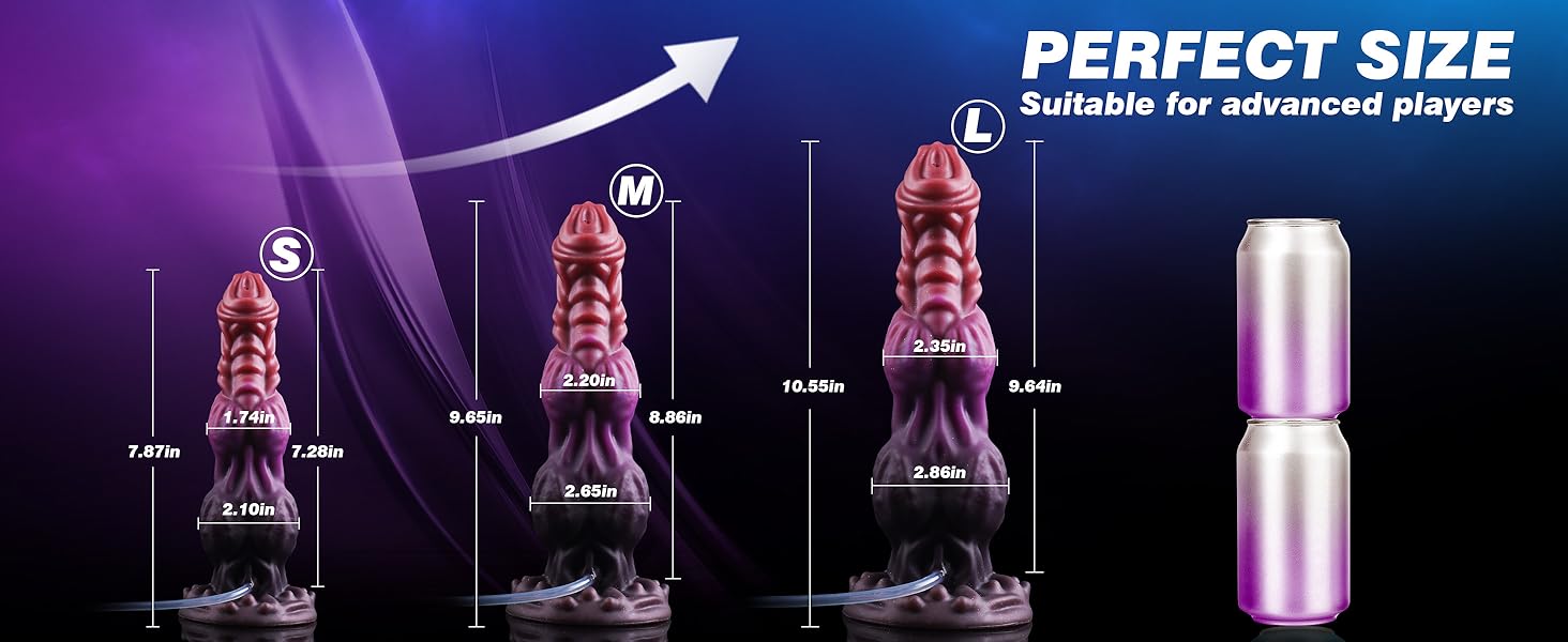9.6 inch monster dildo squirting fantasy dildo dragon horse dildo with 2 large knots, dog dildo knotted ejaculation toy with strong suction cup, big dildo silicone huge dildo, adult female male toys