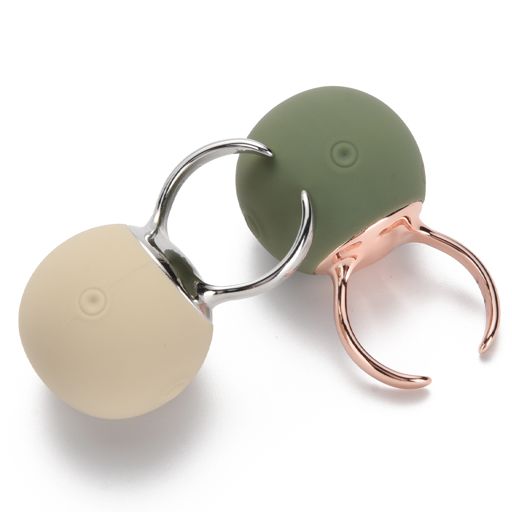 Ring Vibrator Silicone rechargeable bullet finger vibrator female device masturbator toy supplies vibration
