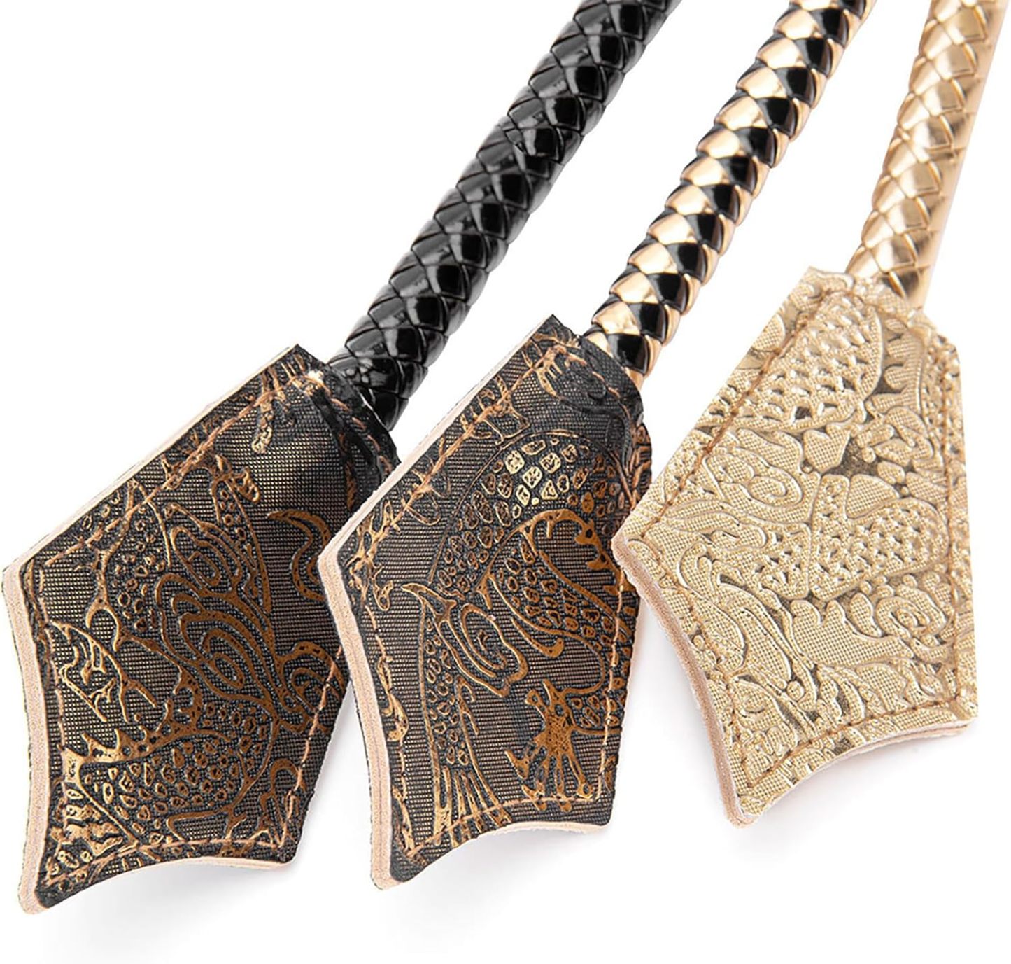 Leather Sex Whips BDSM Props Braided Spanking Paddle Whip Bondage Gear & Accessories Adult Sexy Toys