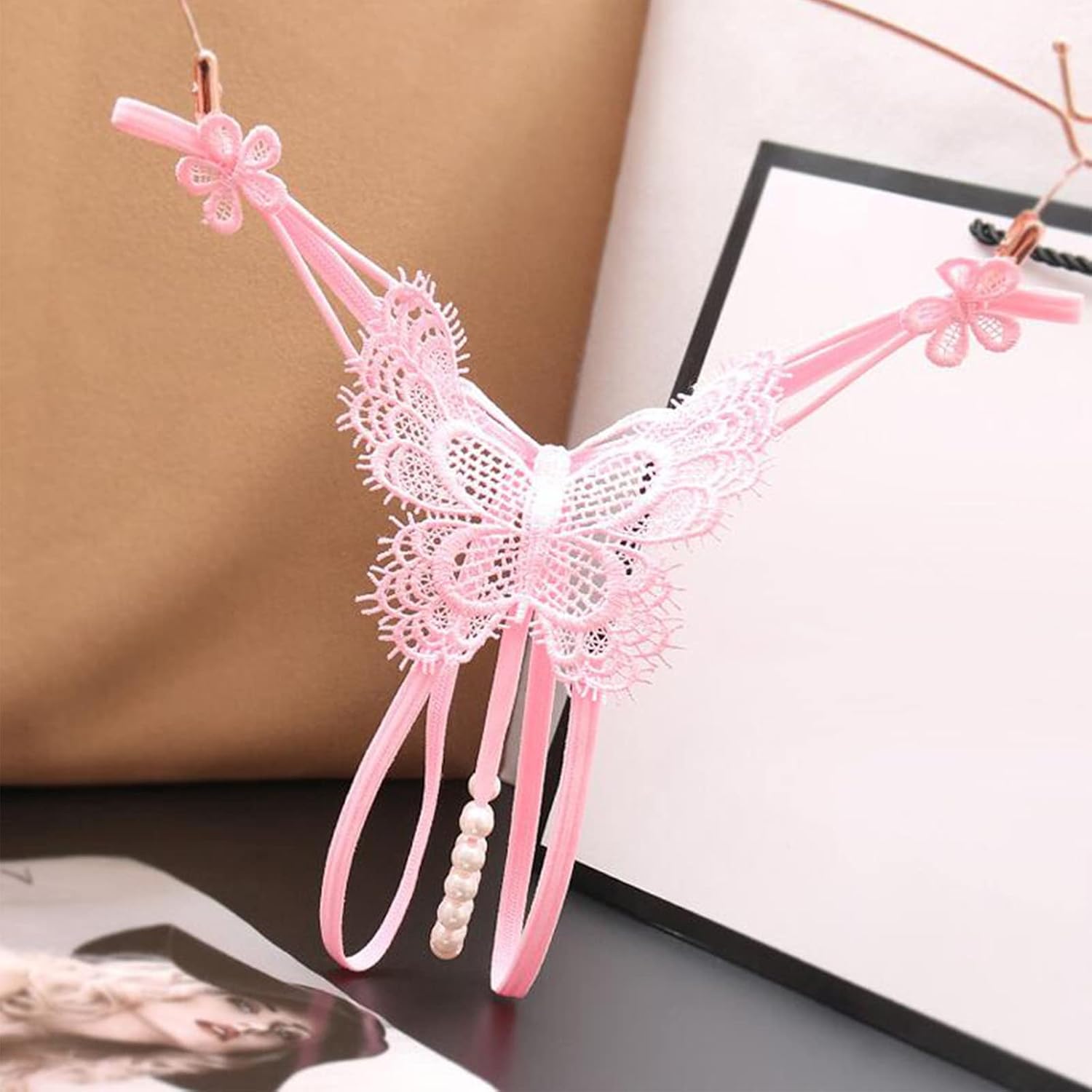 Women's Sexy Transparent Mesh Underwear Thong