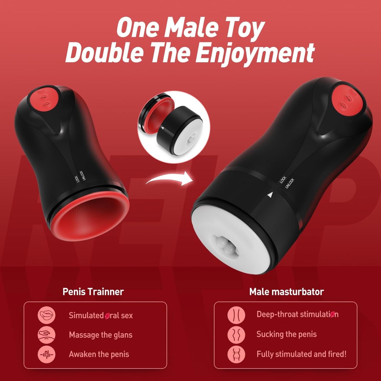 Male masturbator penis pump