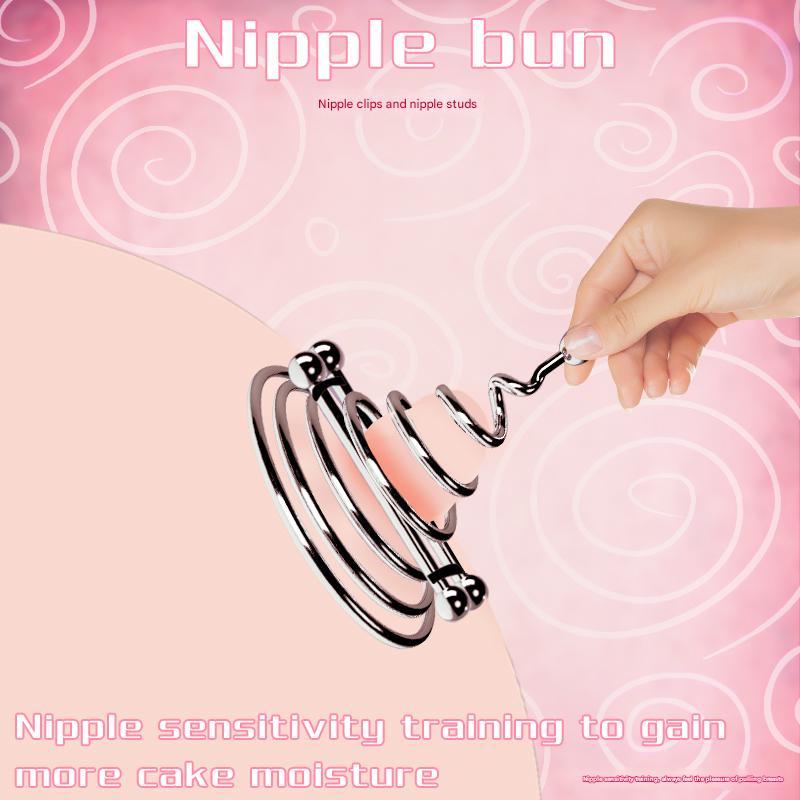 Breast Bun Nipple spring nipple clamp nipple sensitivity trainer nipple force adjustment