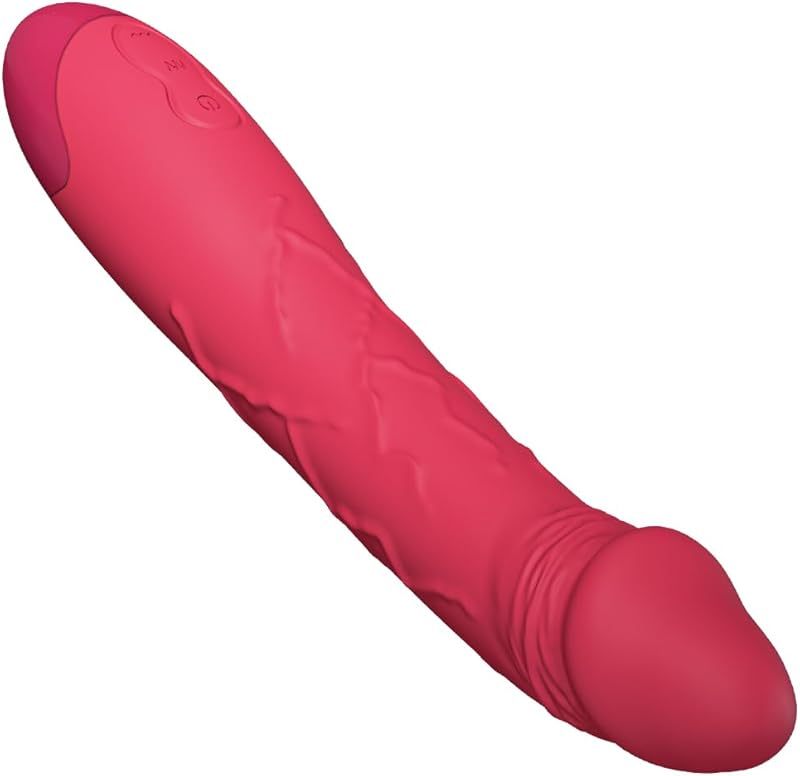7.6 Inch Realistic Dildo Vibrator for Women,10 Powerful Vibration Modes for Clitoral and G-spot Stimulation, Waterproof Rose Adult Sex Toys for Women and Couples
