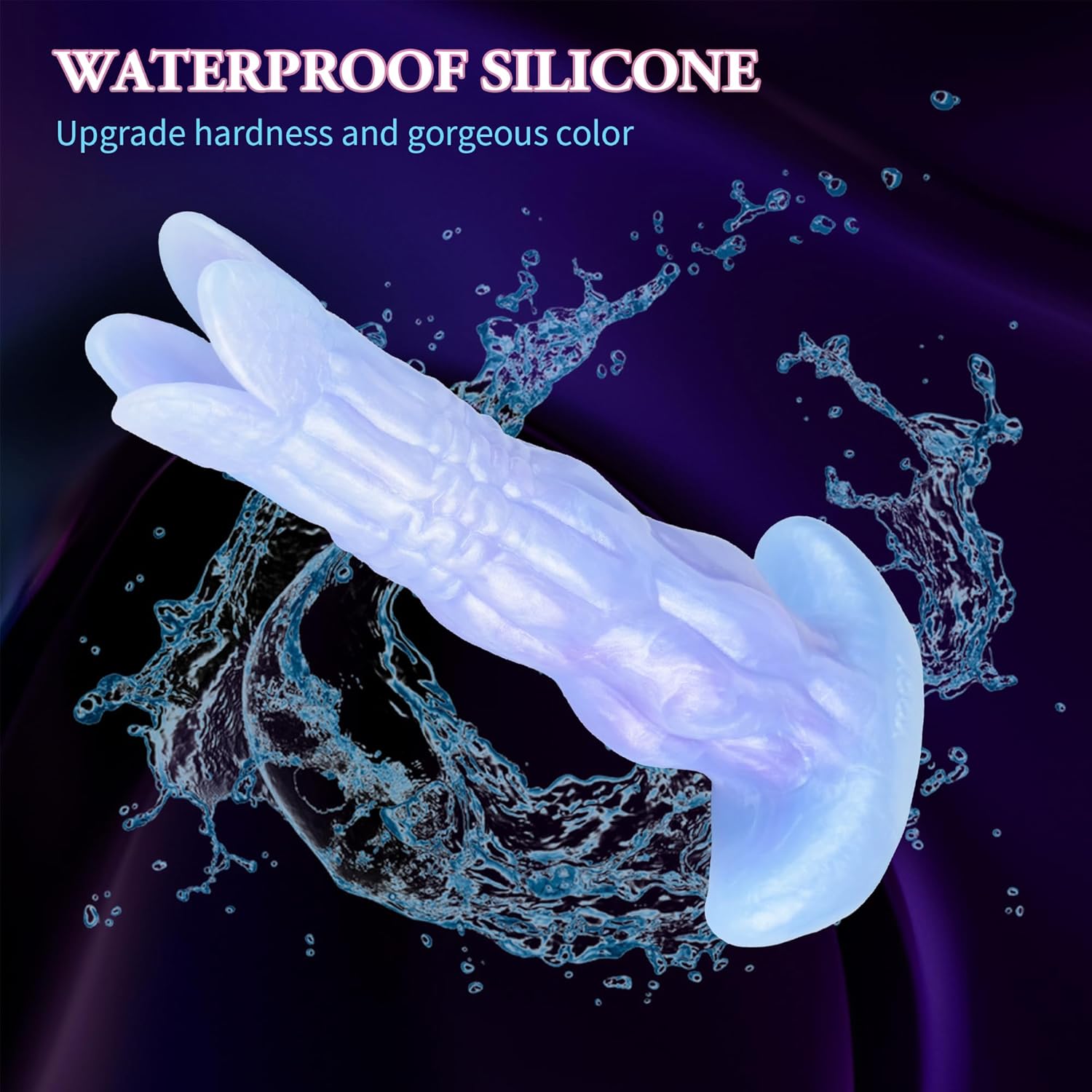 Pneumatic Monster Egg Layer with 5 Eggs, 8.1 Inch Silicone Egg Laying Tentacle Dildo Inflatable Anal Plug