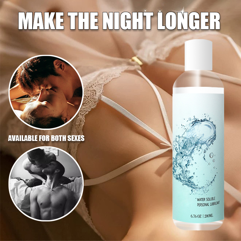 Water-Based Personal Lubricant, Lube for Men, Women Toys and Couples, Non-Staining, 6.76 Fl Oz