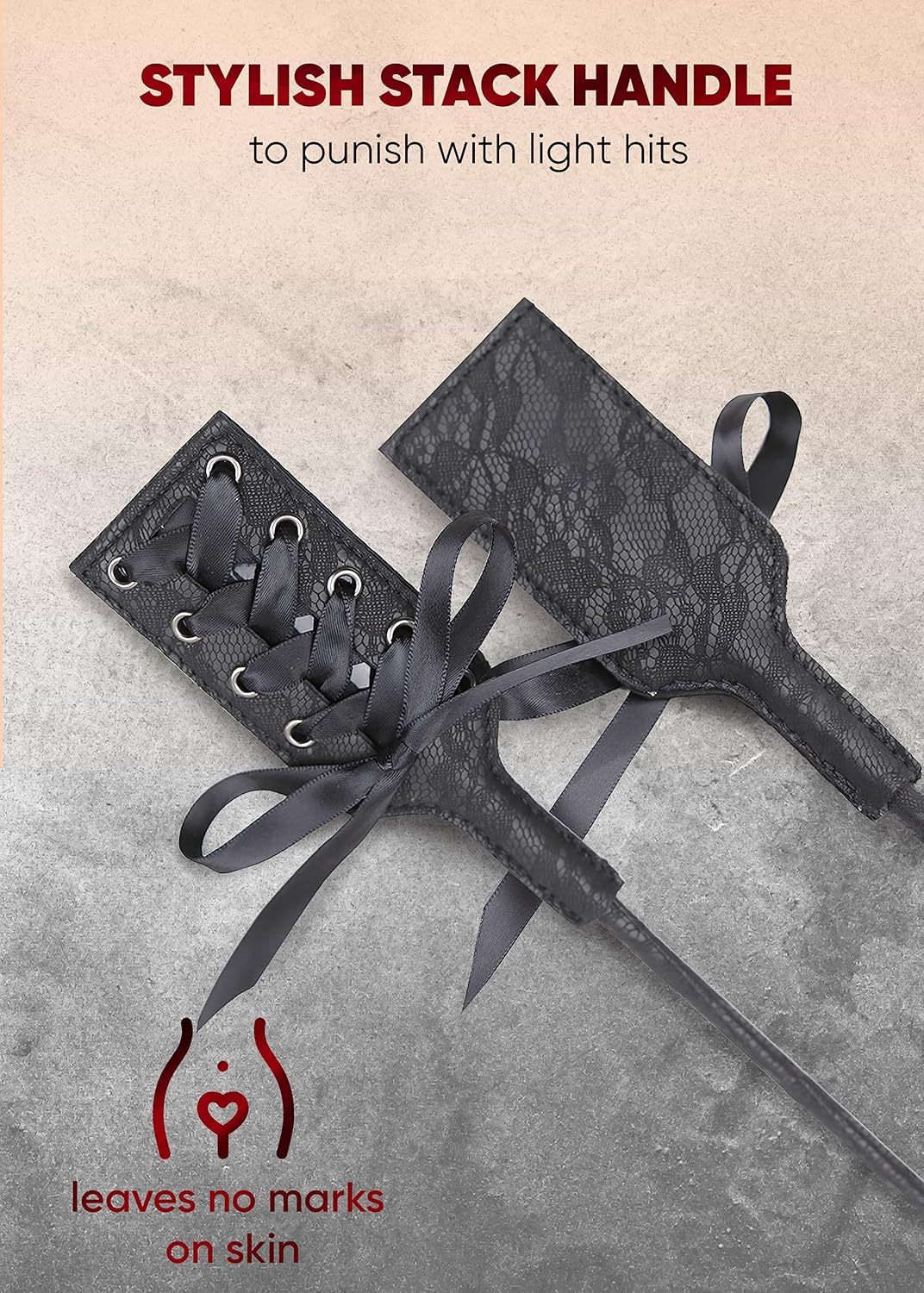 Feather Tickler Crop 16 inch - French Tickler Whip Feather - Faux Feather Tickler for Play - Feather Tickler Cosplay Show bdsm