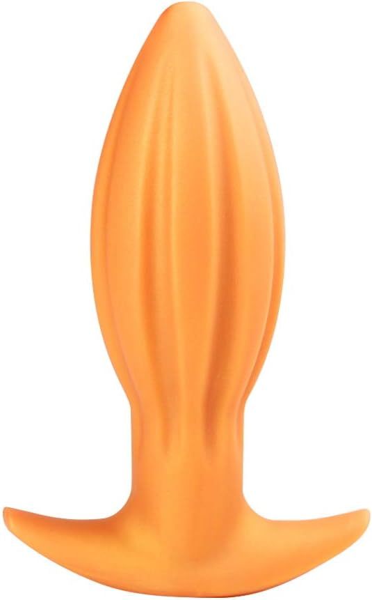 Ultra-soft anal plug flexible liquid prostate massage