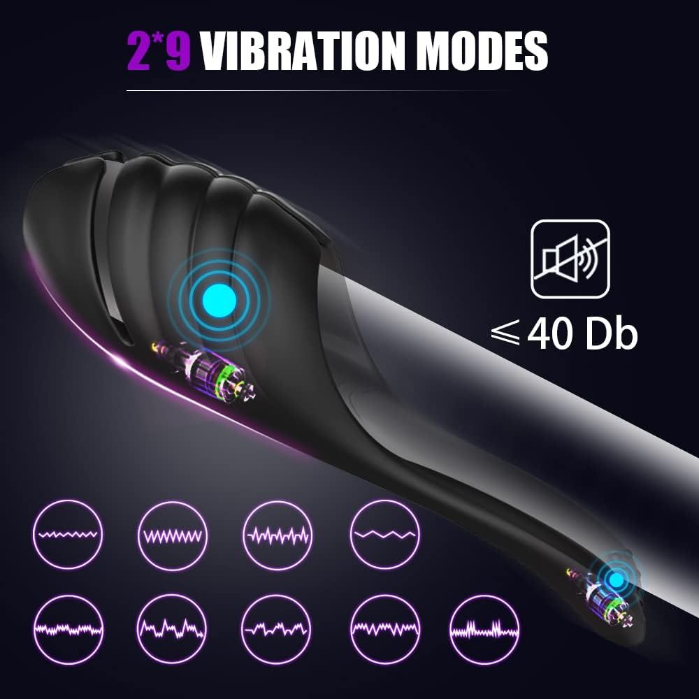 Male penis training vibrator for 9 vibrations